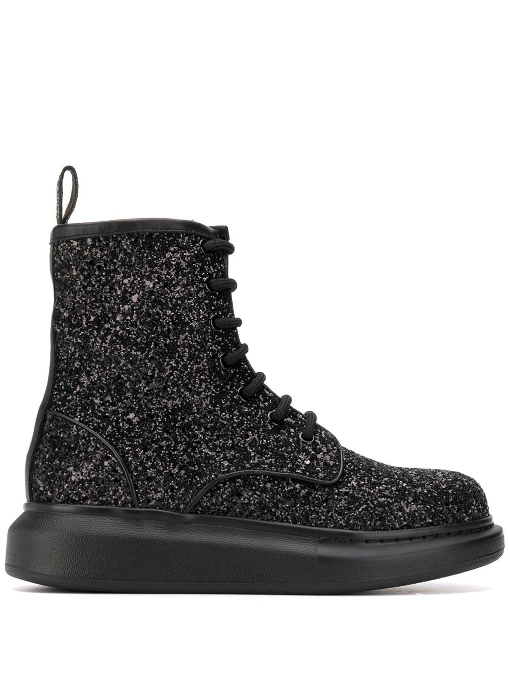 Hybrid glitter-effect boots - 1