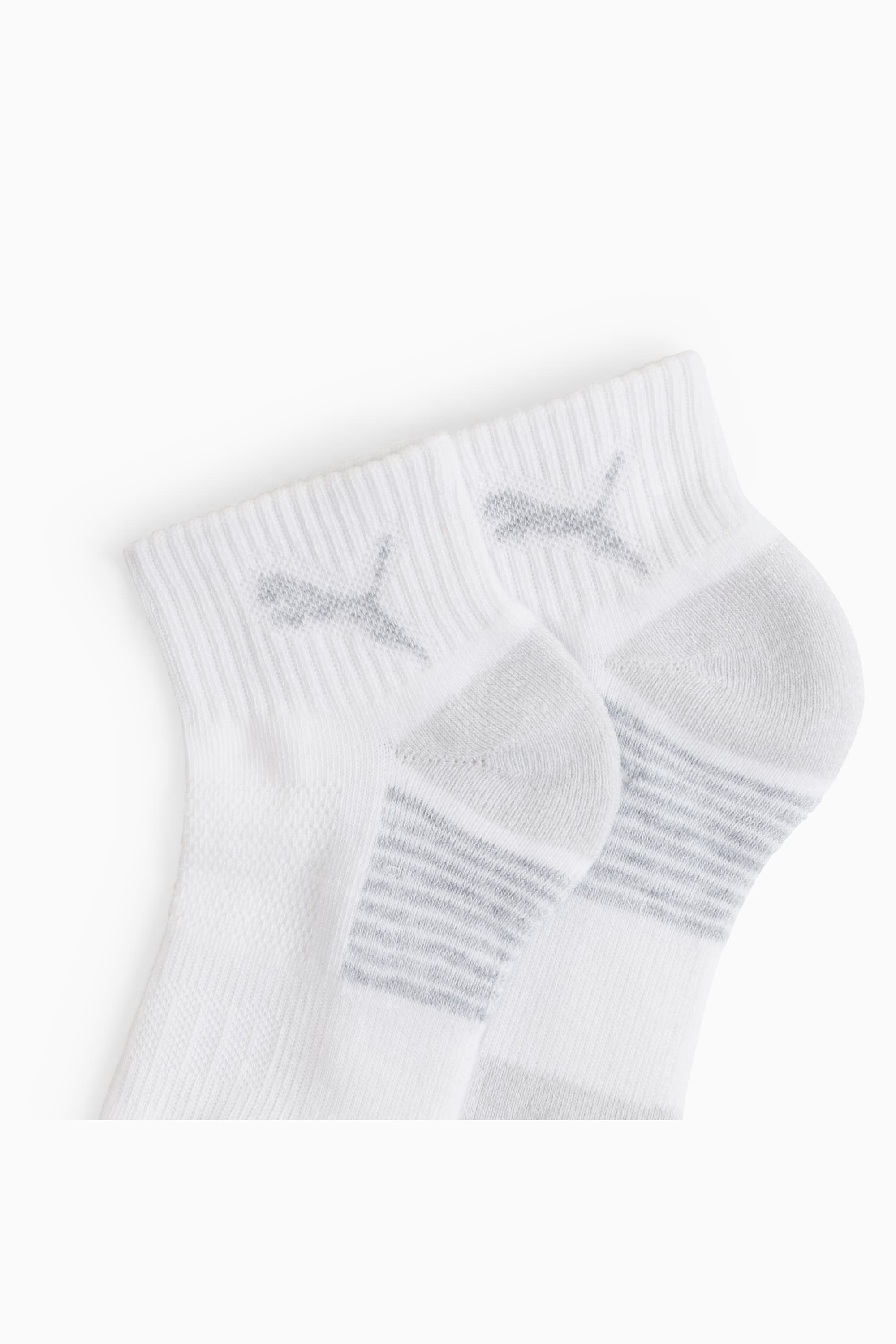 Women's Half-Terry Quarter Length Crew Socks (6 Pairs) - 2