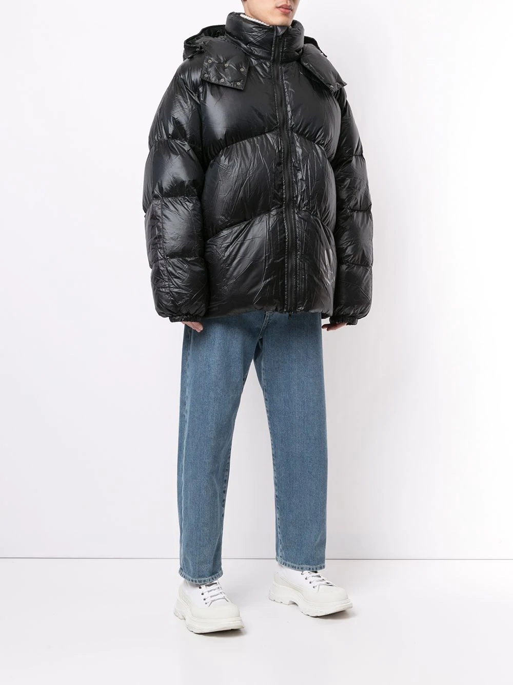 oversized puffer jacket - 4