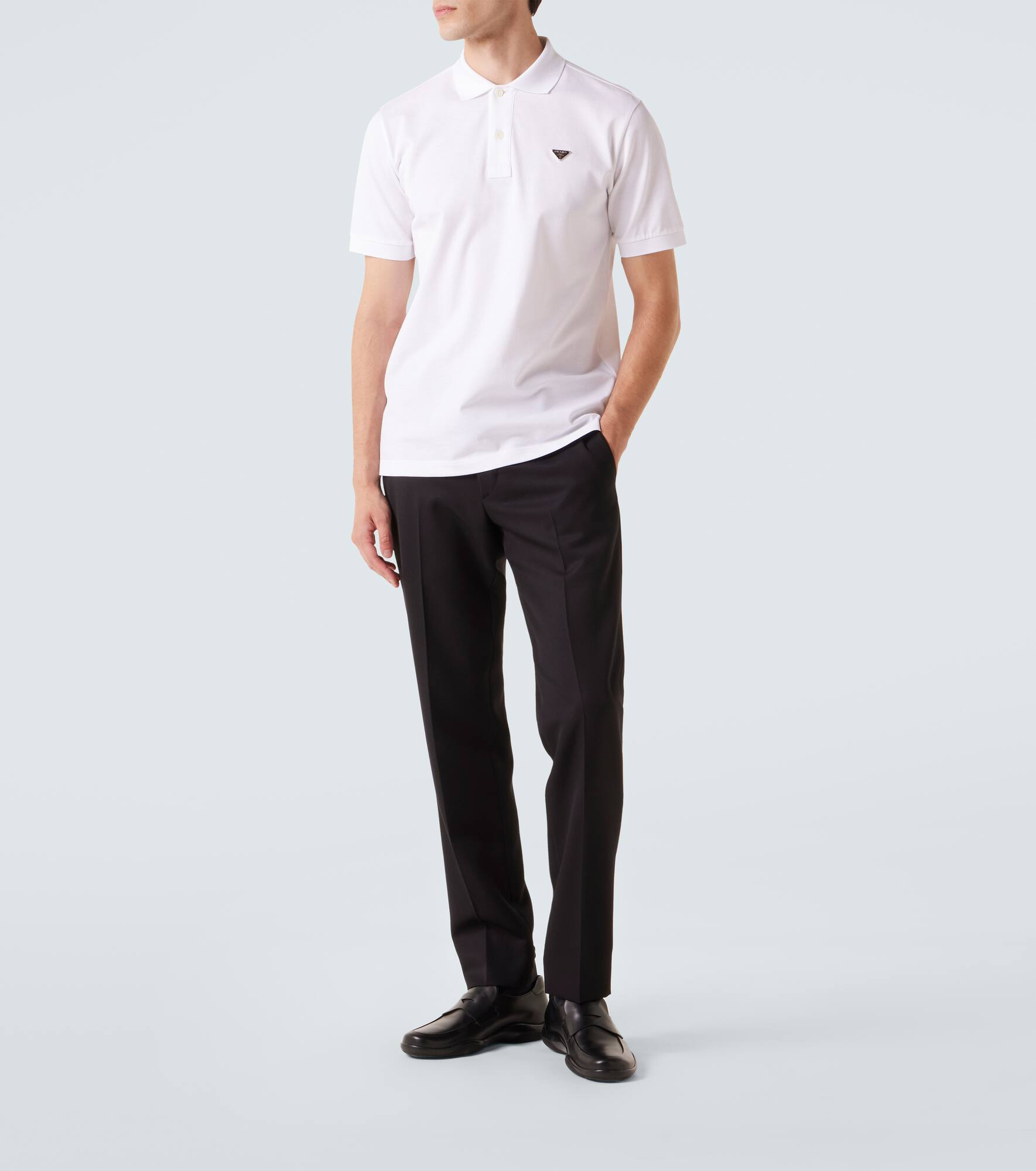 Logo cotton polo shirt - 2