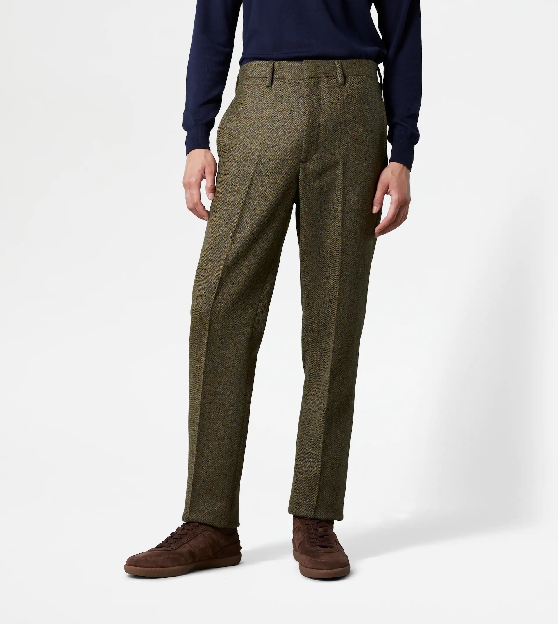 CLASSIC SHETLAND TROUSERS - GREEN - 7