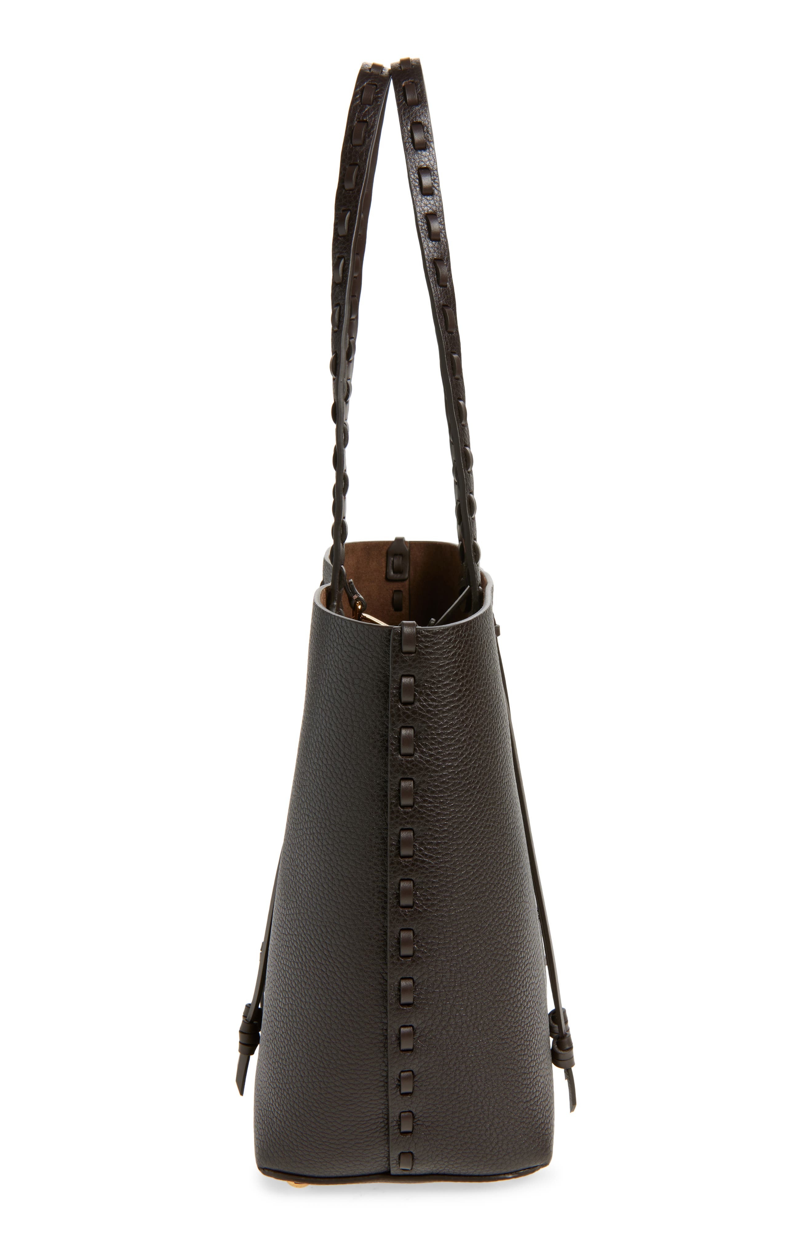 Etro Shopping Essential Leather Tote in M0175 Brown at Nordstrom - 5