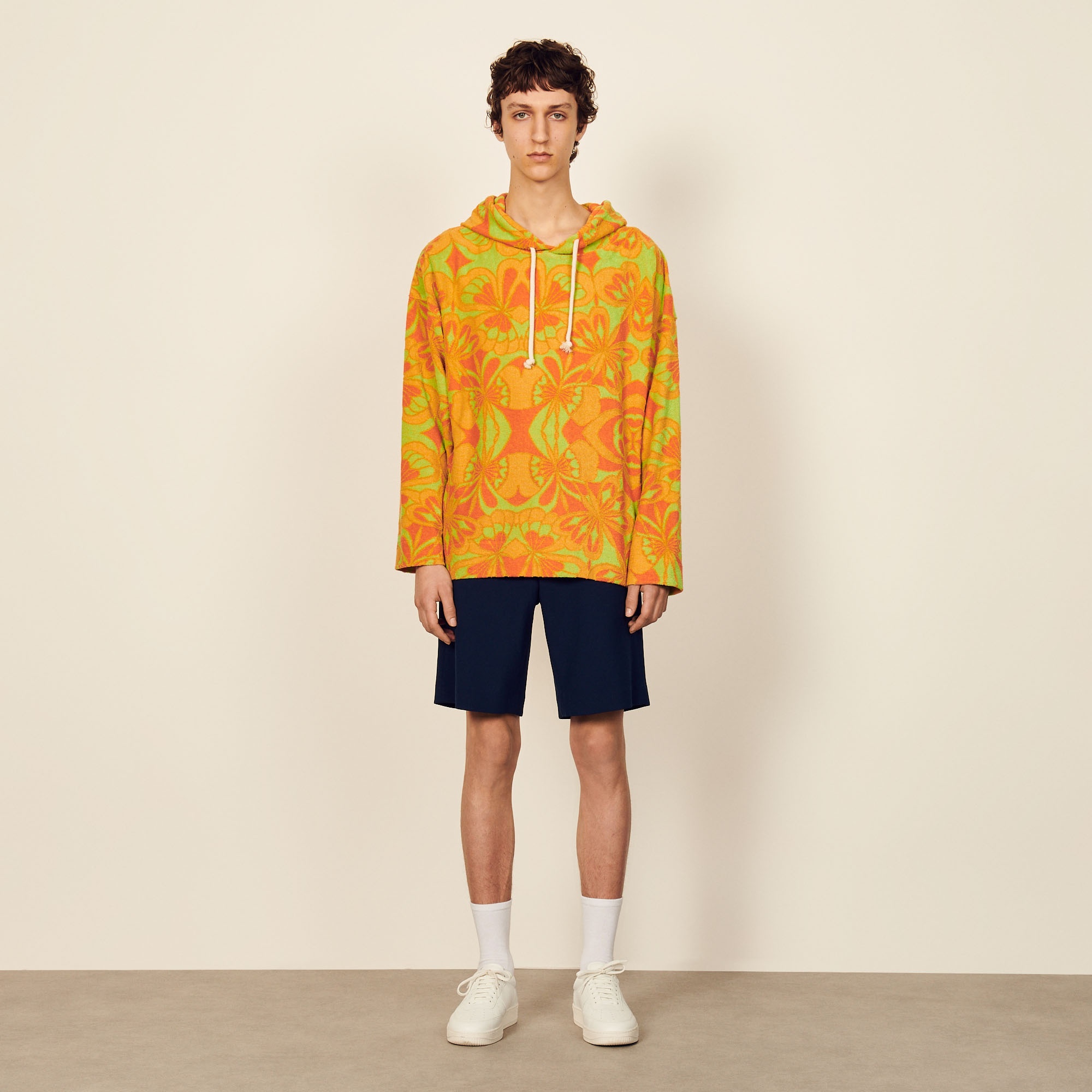 Oversized terrycloth hoodie - 6