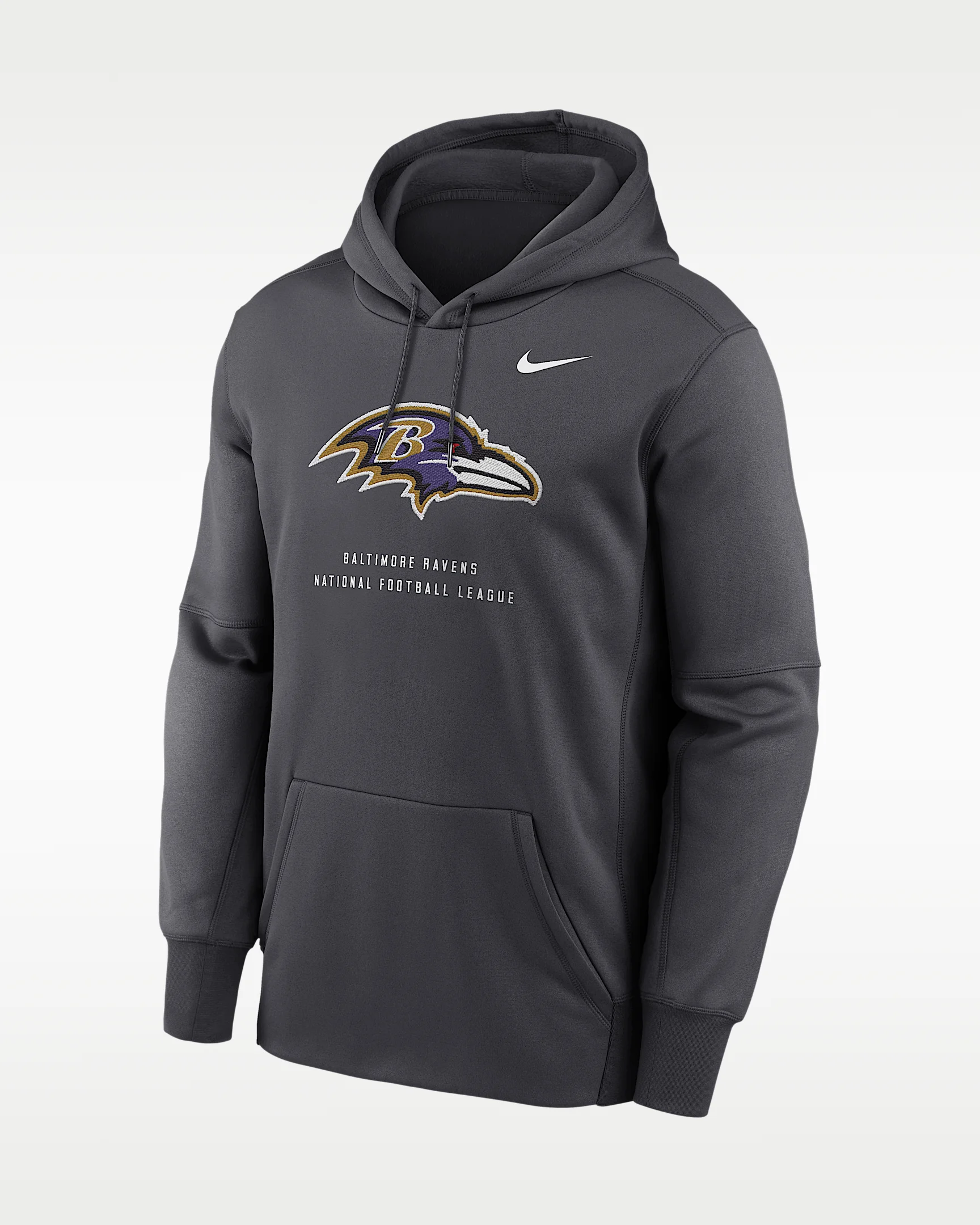 Baltimore Ravens Men's Nike Therma NFL Pullover Hoodie - 1