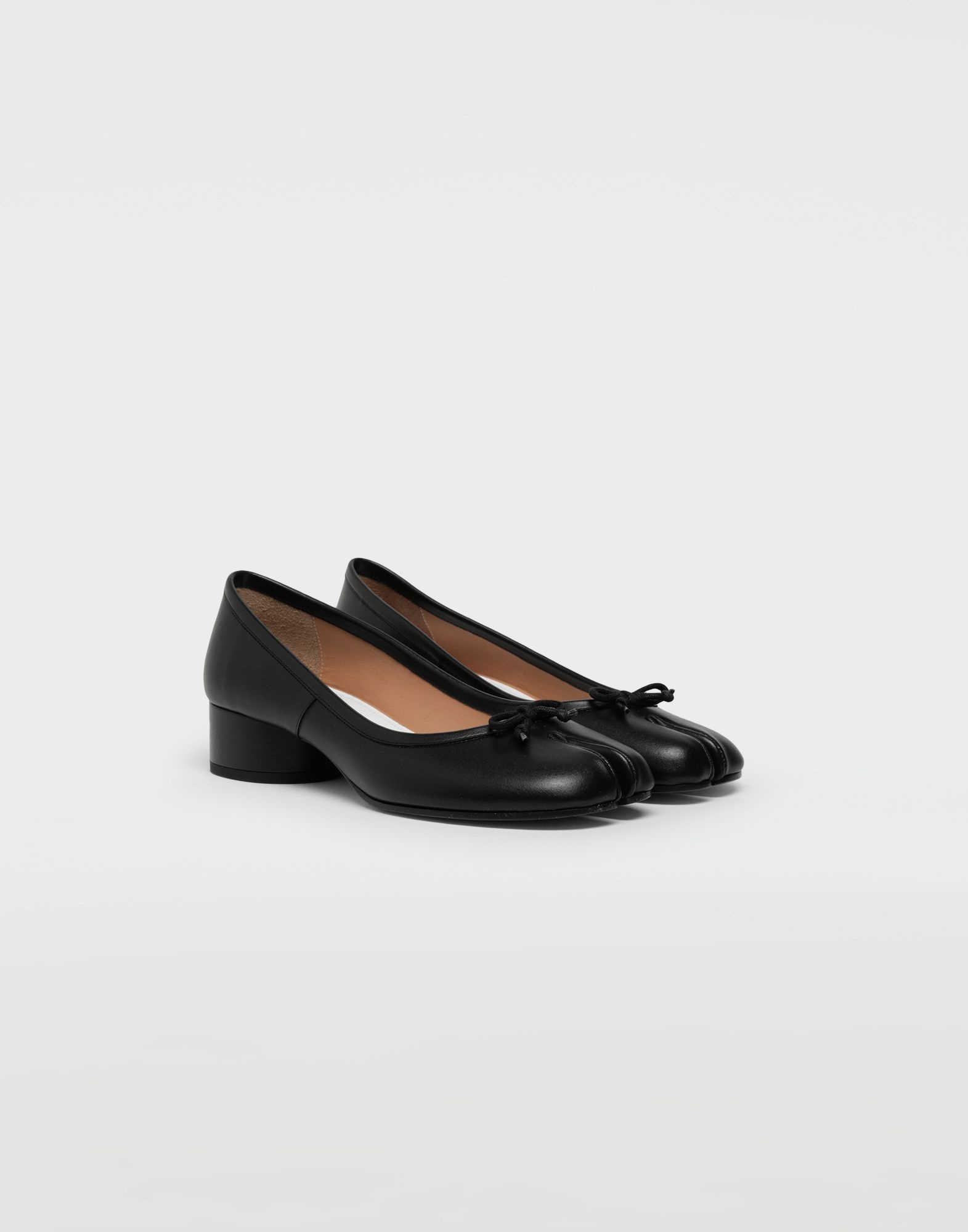 Tabi leather ballerina pumps - 2