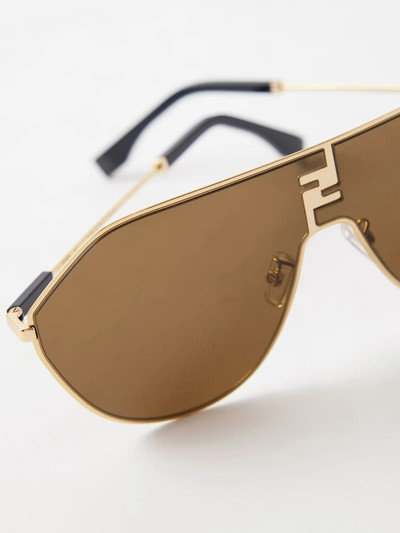 FENDI FF Match metal aviator sunglasses outlook