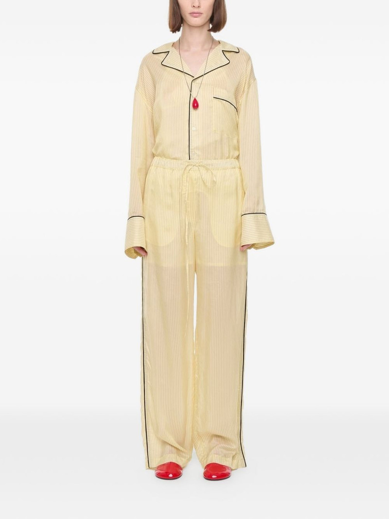 Plan C striped trousers outlook