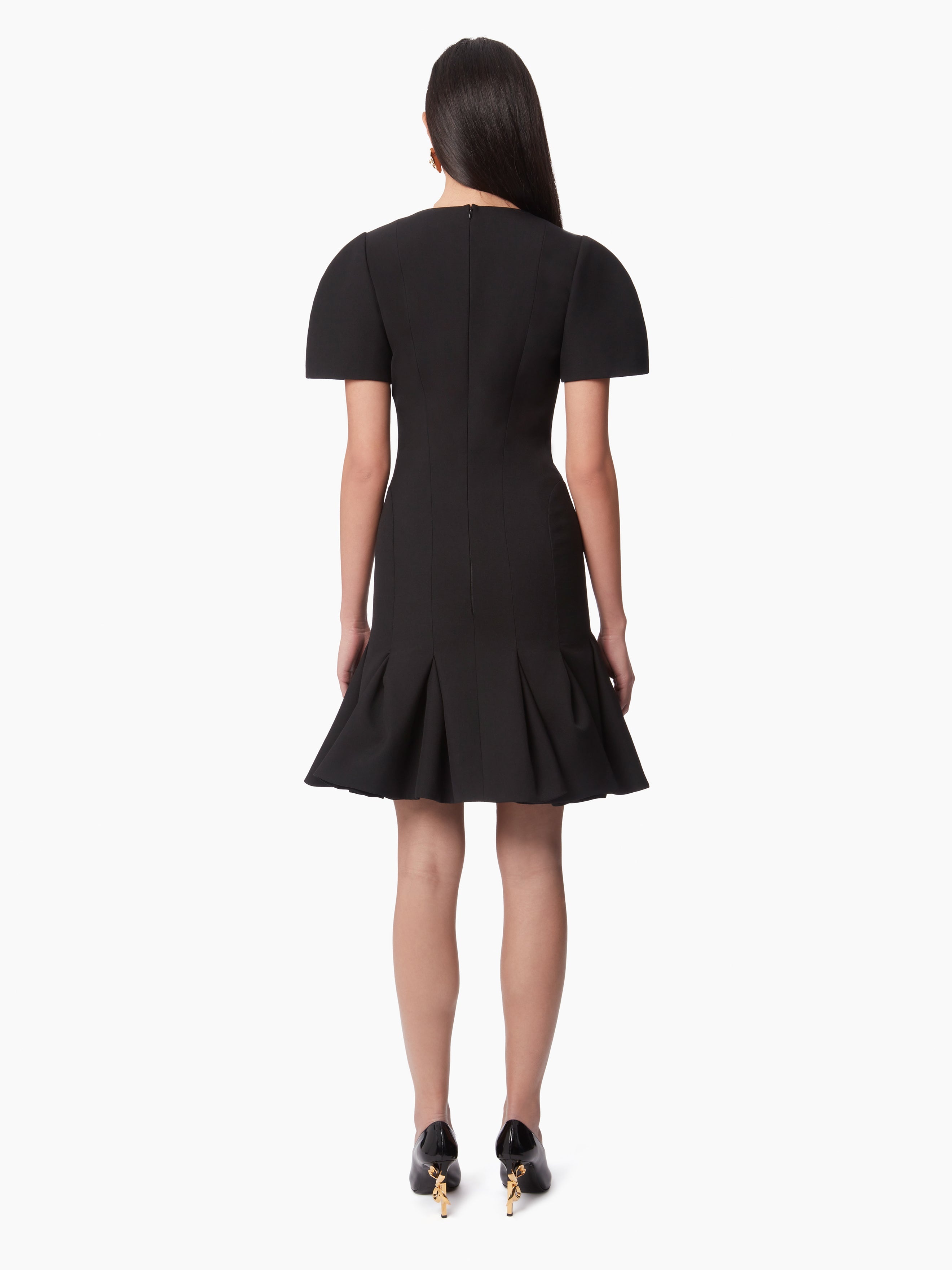 PEPLUM DRESS IN WOOL - 4
