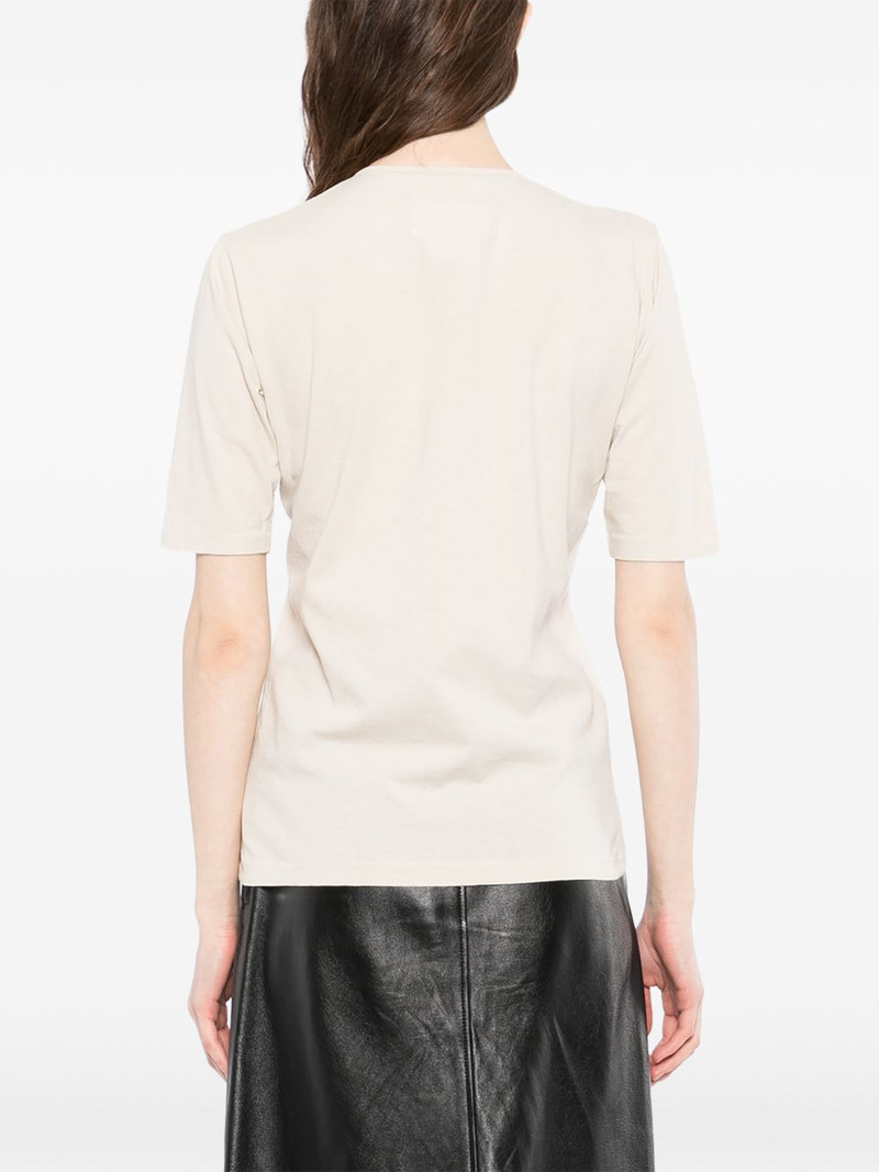 Henley-neck T-shirt 4