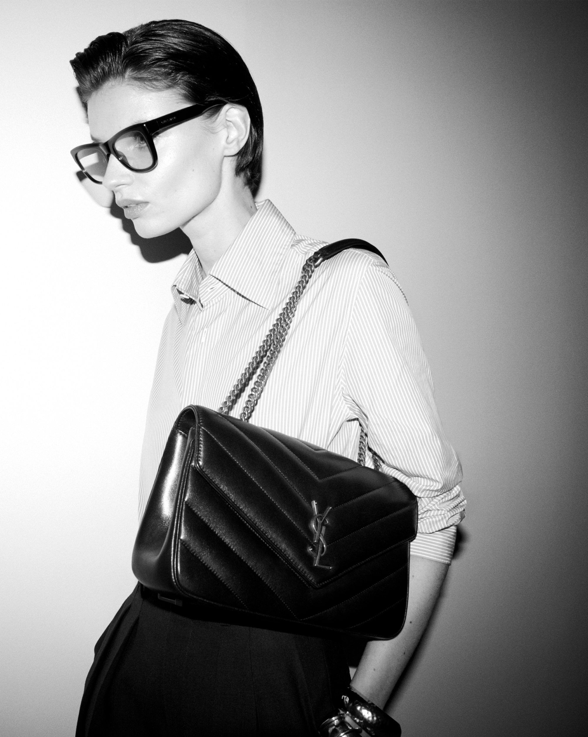 LOULOU MEDIUM IN MATELASSÉ LAMBSKIN - 2