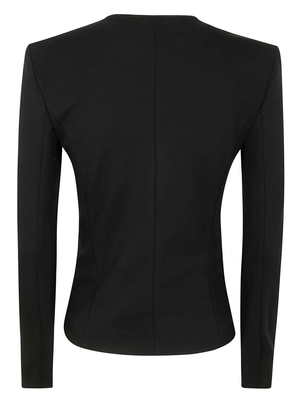 Milano-stitch shoulder-pads jacket - 2