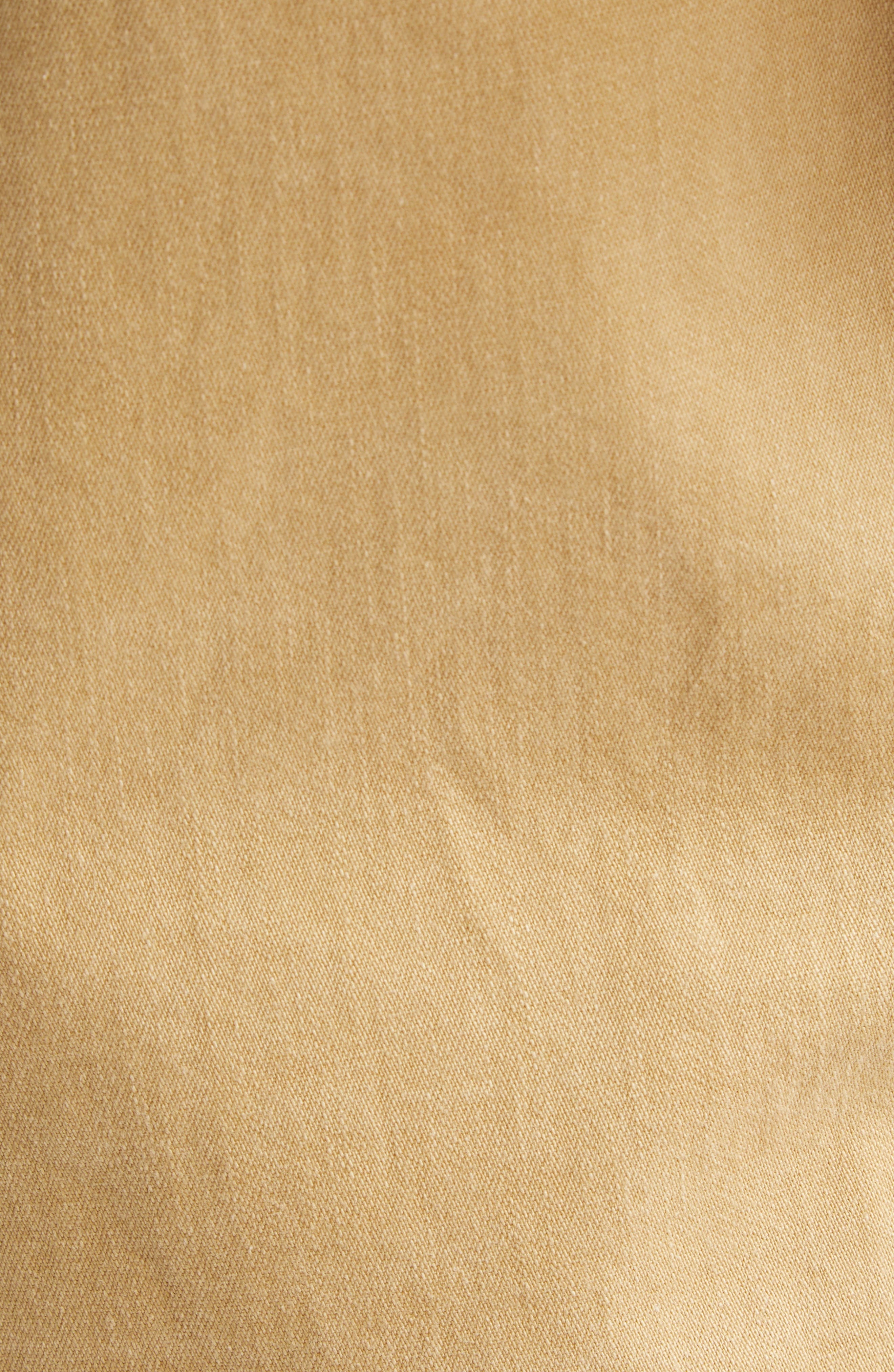 Double RL Cotton Twill Button-Up Work Shirt in Faded Tan at Nordstrom - 7