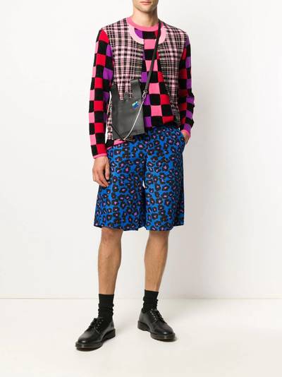 Comme des Garçons Homme Plus deconstructed check jumper outlook