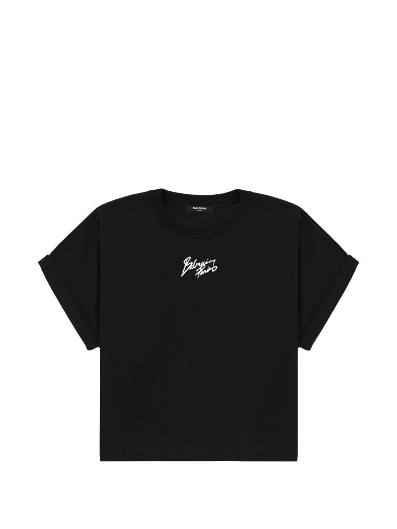 rolled-sleeve T-shirt 1