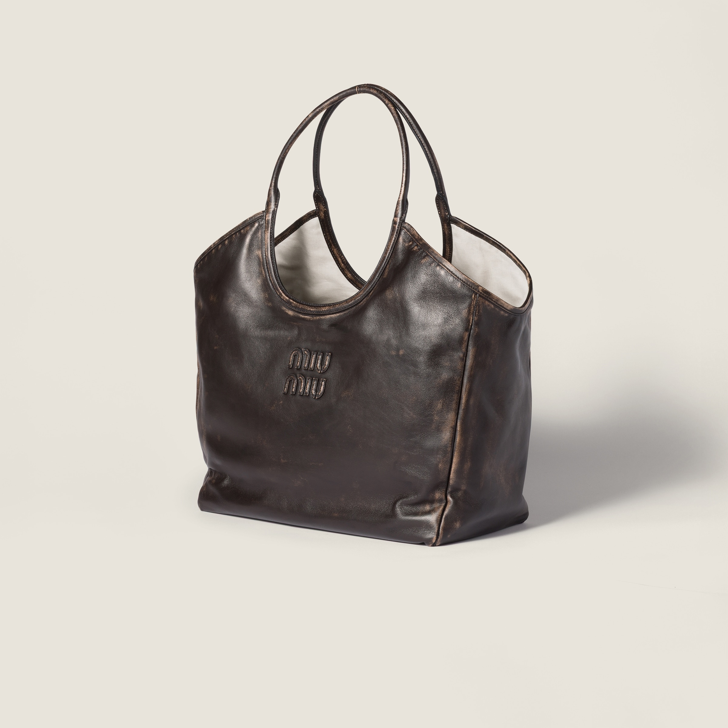 IVY leather tote bag - 3