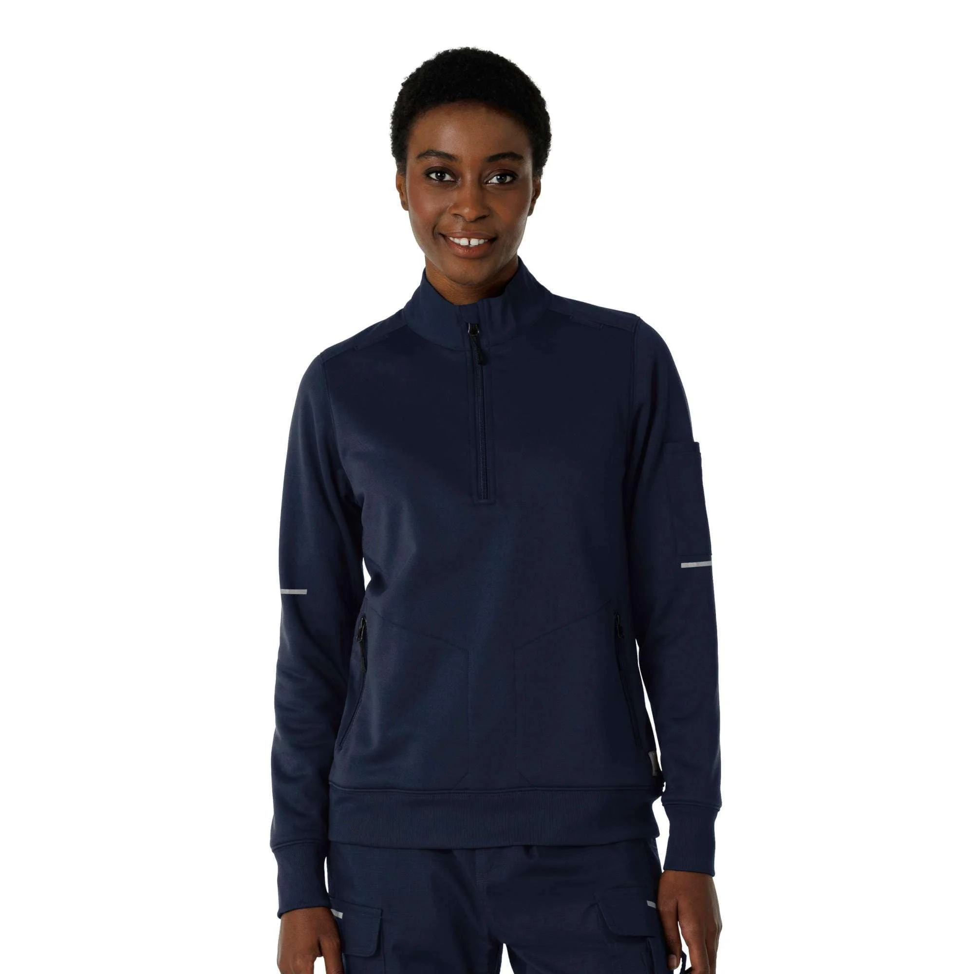 Women's Rugged Flex® RSCU Scrub Half Zip - 1