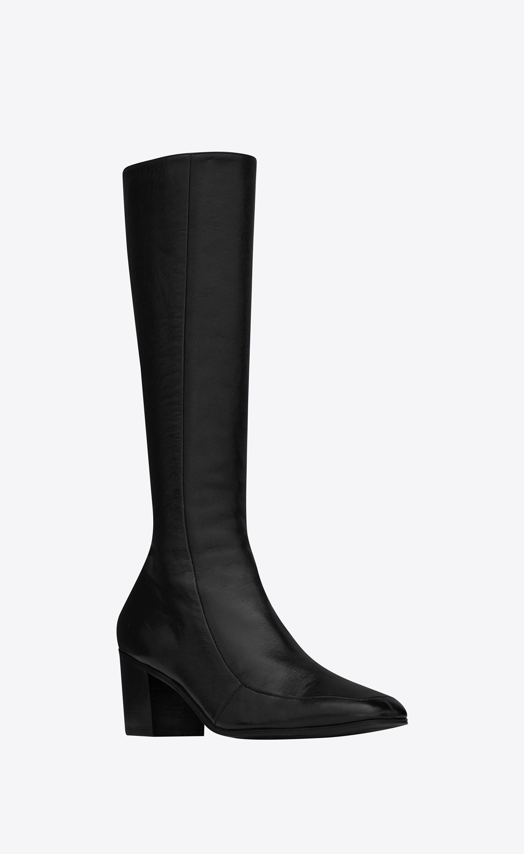 otto zipped boots in smooth leather - 6
