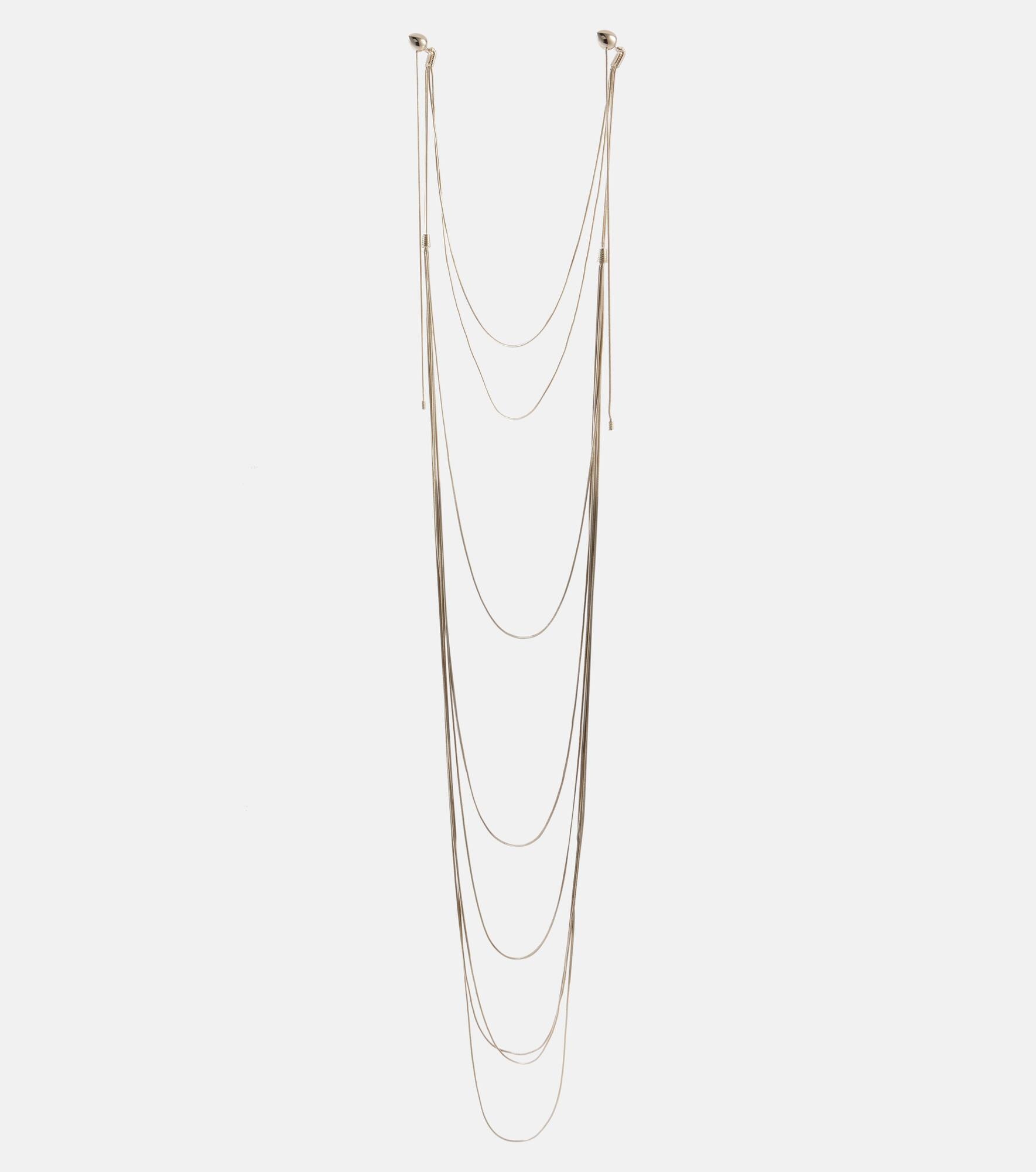 Chain necklace earrings - 5