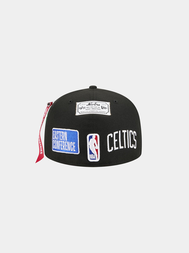 ALPHA INDUSTRIES BOSTON CELTICS X ALPHA X NEW ERA 59FIFTY FITTED CAP outlook