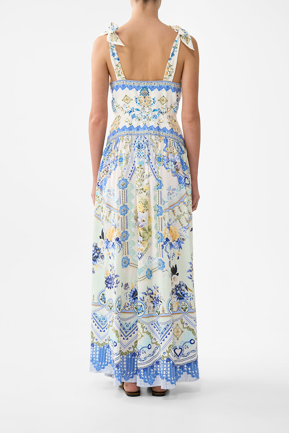 TIE SHOULDER DRESS - 3