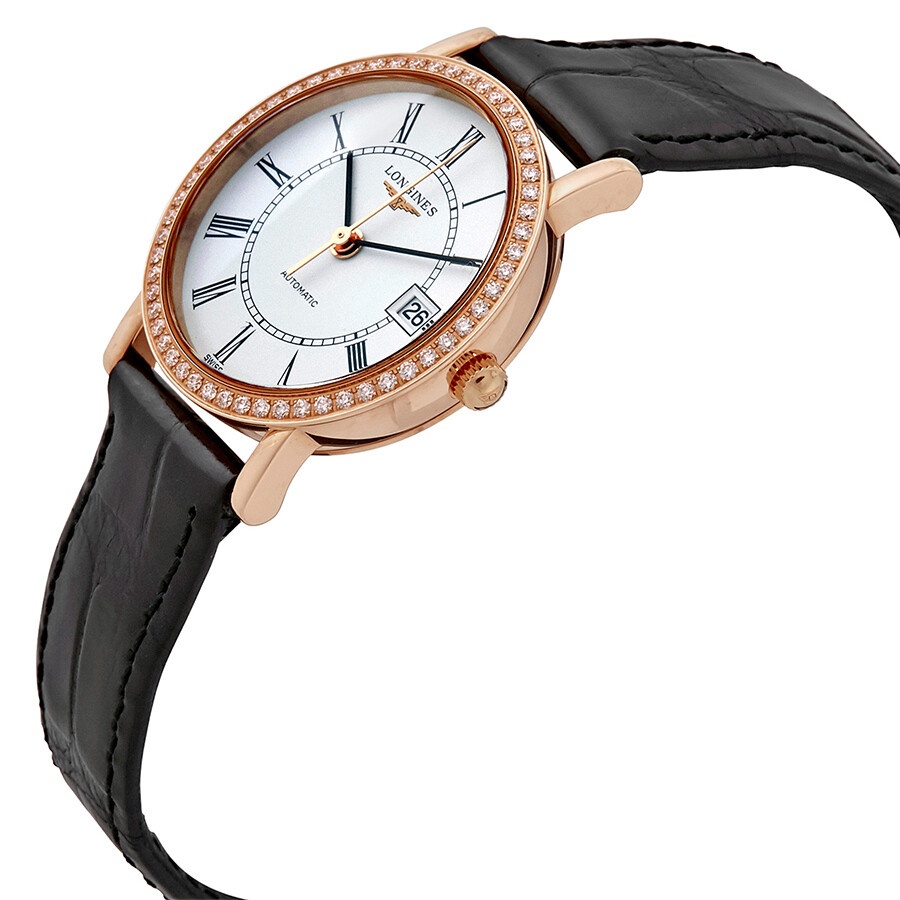 Longines Elegant Collection Automatic 18K Rose Gold Ladies Watch L43789110 - 2