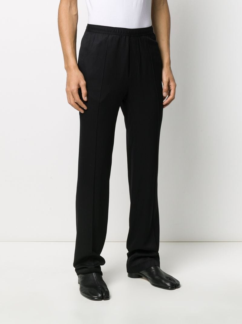 pull-on straight-leg trousers - 3