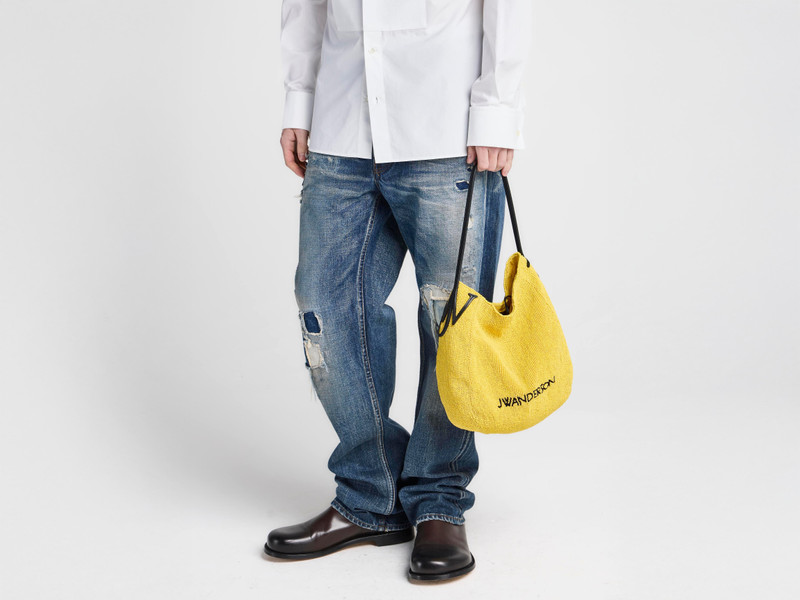 JW Anderson SMALL BEADED BULB BAG IN YELLOW outlook