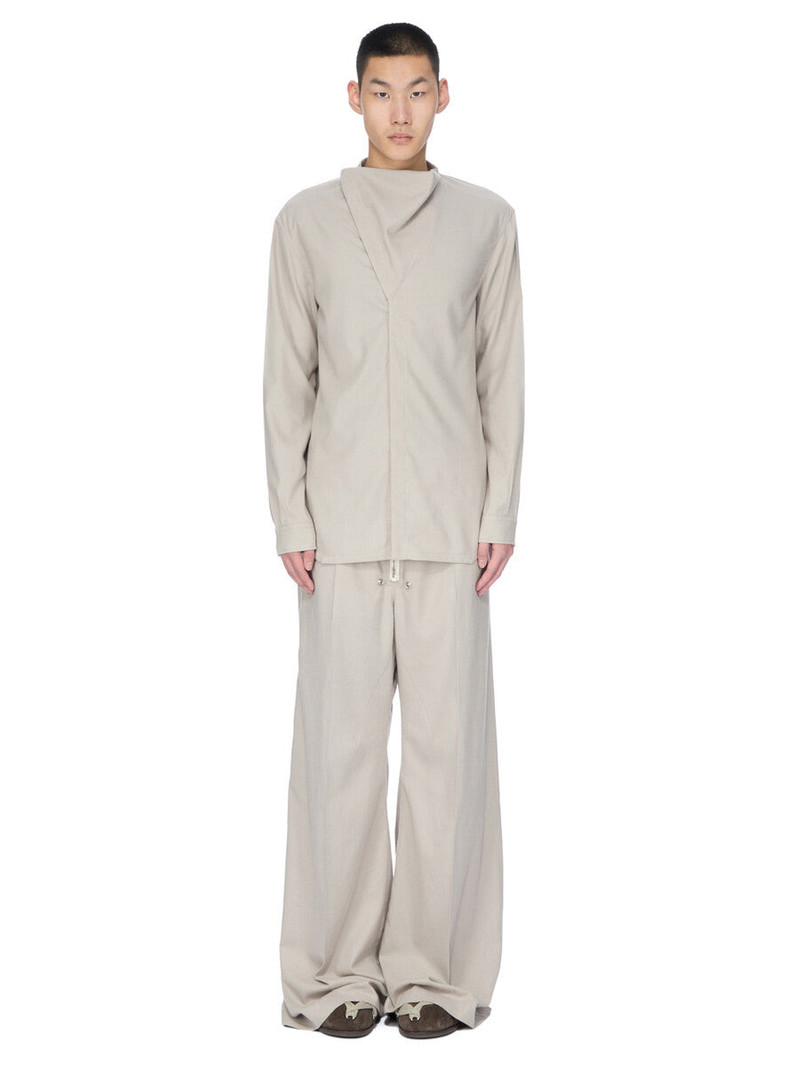 Rick Owens high-neck long-sleeve shirt outlook