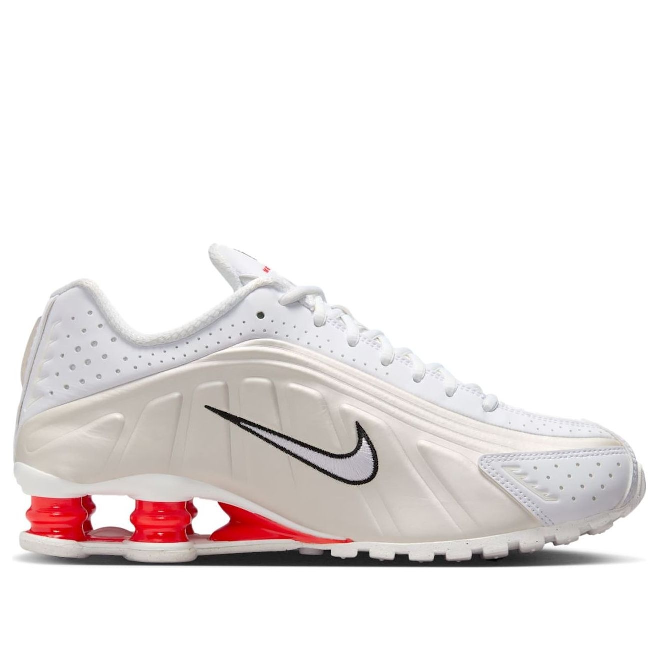 (WMNS) Nike Shox R4 'White Phantom Picante Red' AR3565-103 - 2