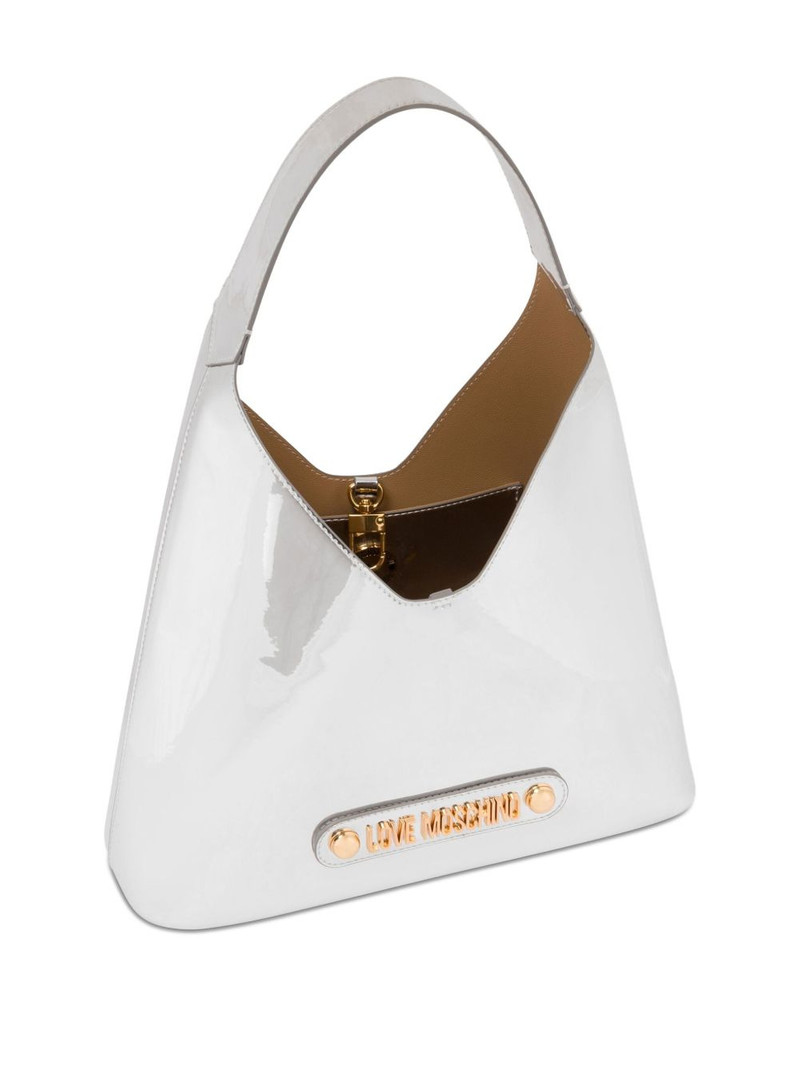 Moschino logo plaque shoulder bag outlook