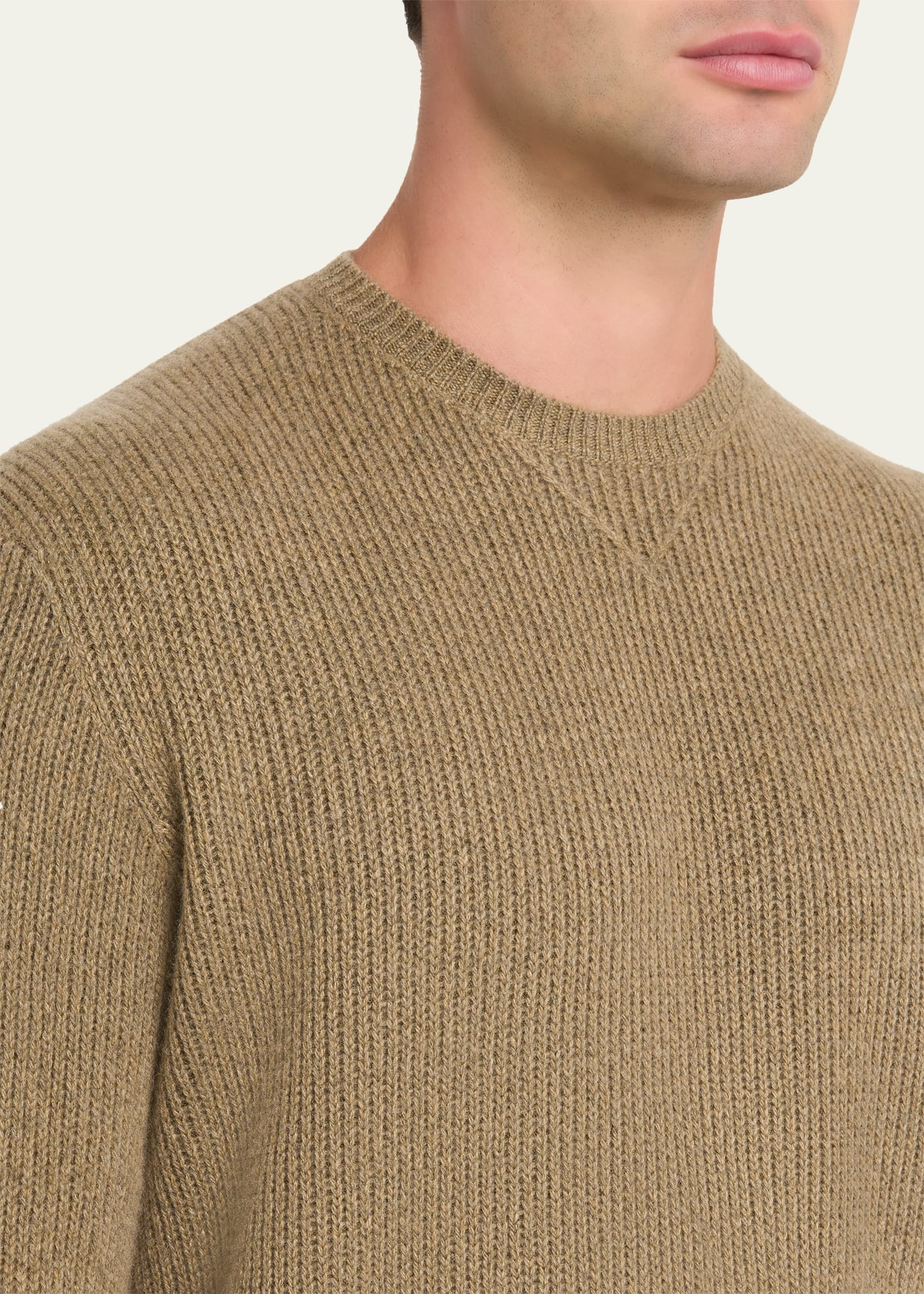 Men's Mersey Baby Cashmere Crewneck Sweater - 5