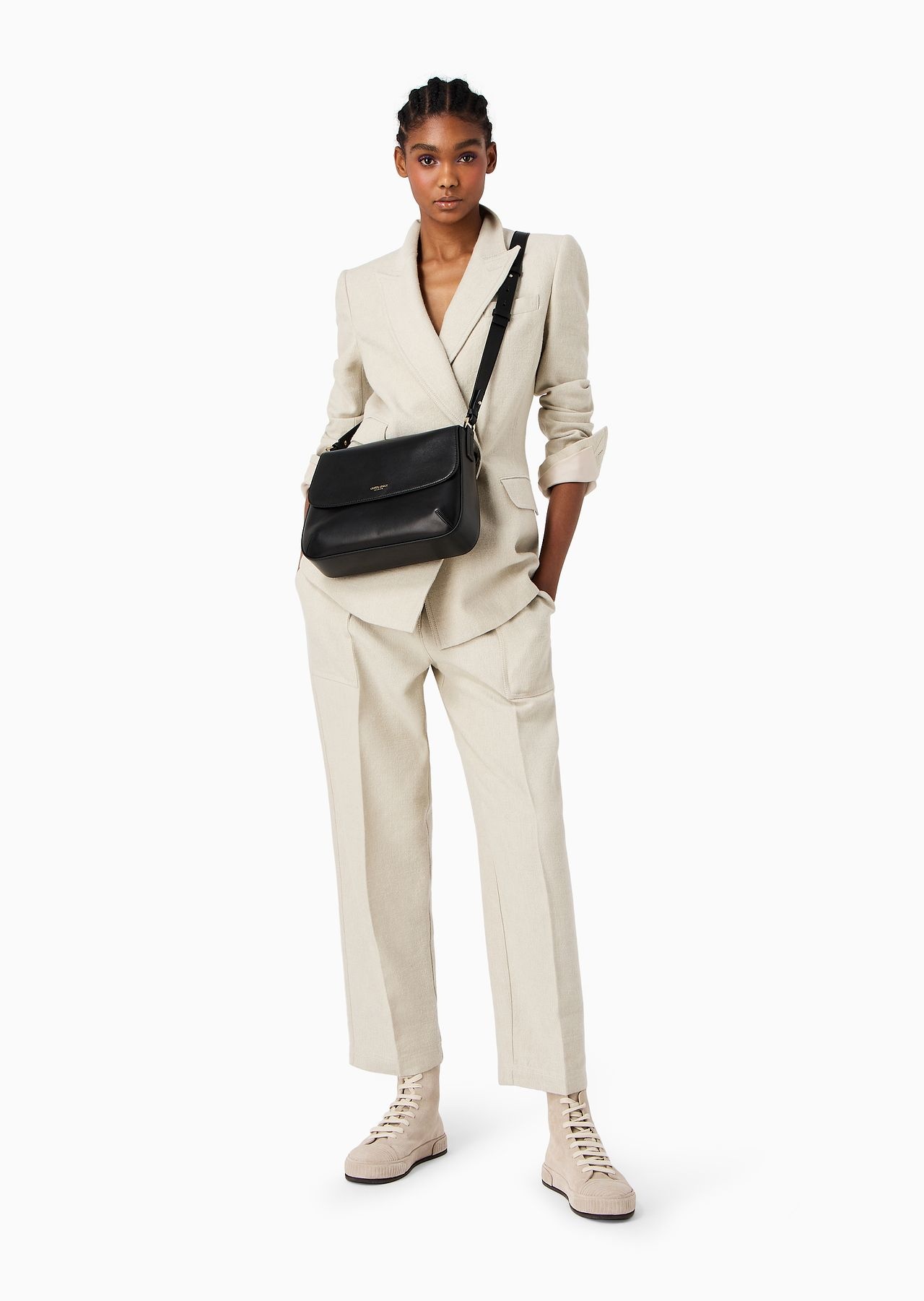 Medium la Prima Soft baguette bag in nappa leather - 6