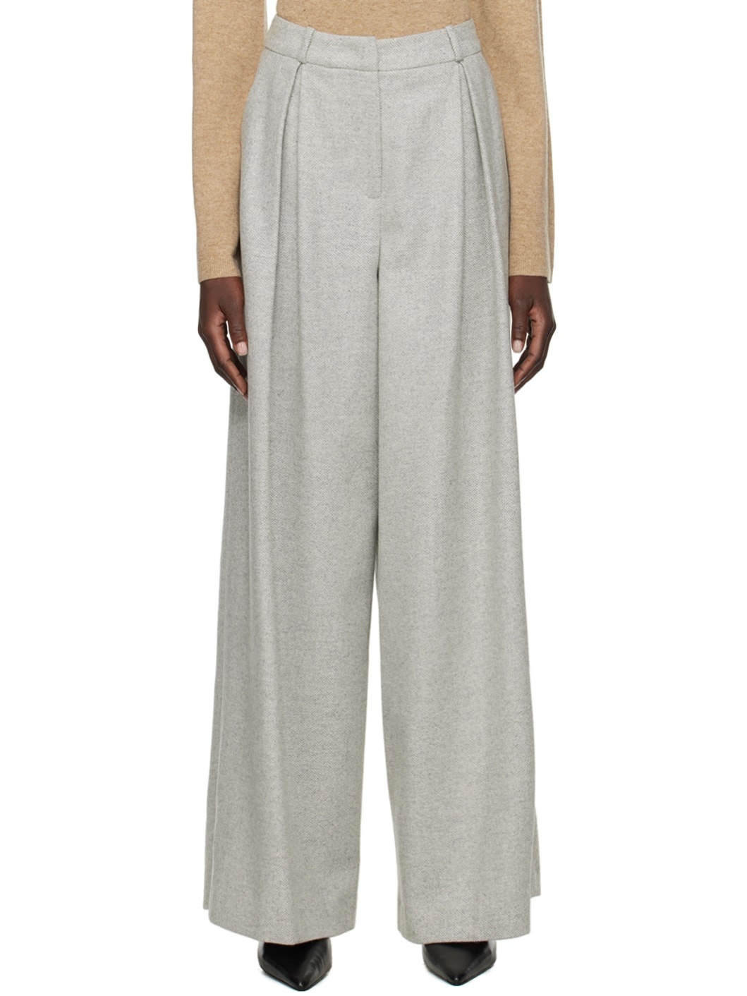 Gray Trento Trousers - 1