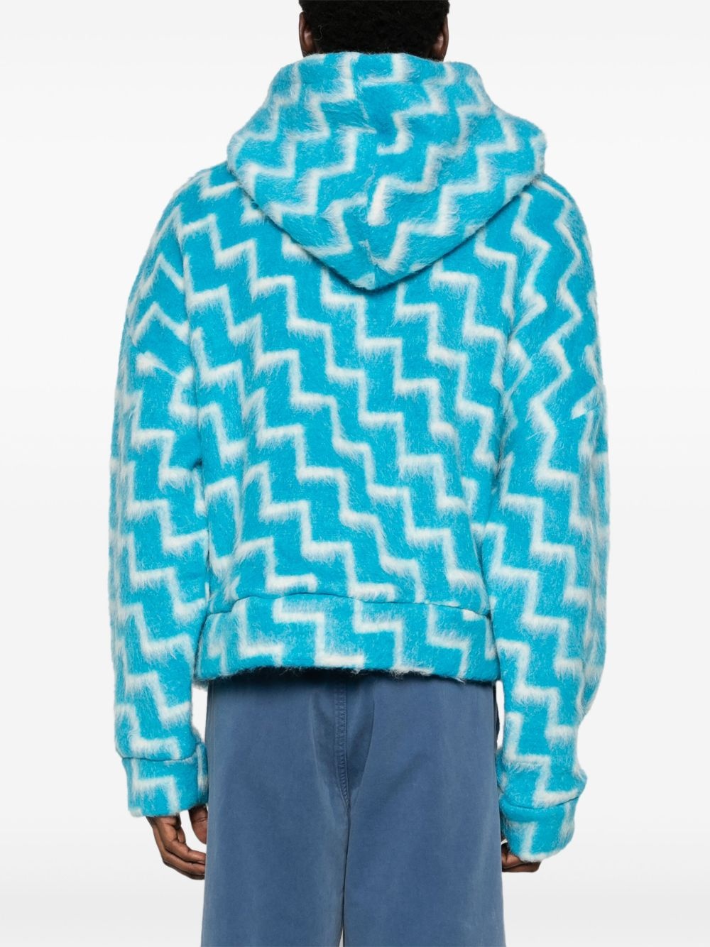geometric-pattern hoodie - 4