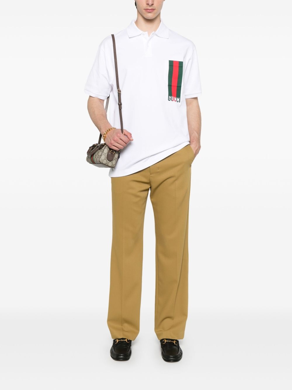 Web-detailed polo shirt - 2