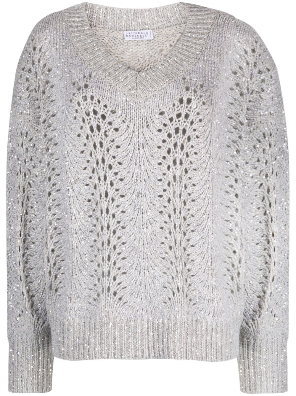 Brunello Cucinelli cable-knit Cotton Top - Farfetch