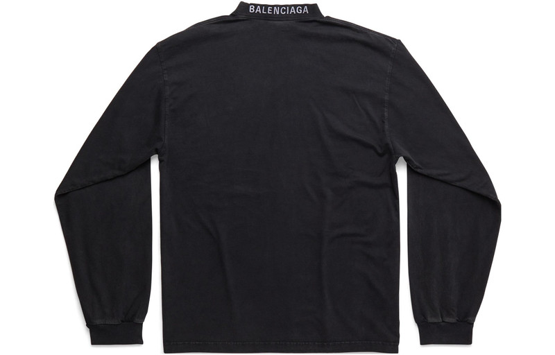 BALENCIAGA Balenciaga I Love Long Sleeve T-shirt Medium Fit 'Black' 744449TOVH39034 outlook