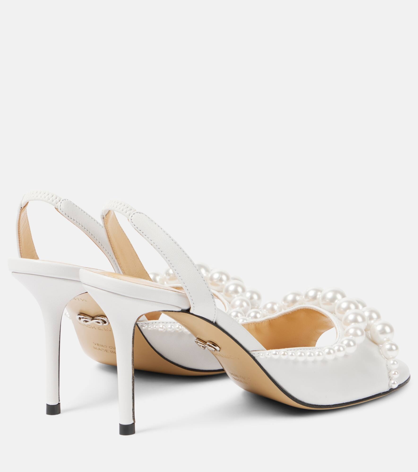 Sirene embellished leather sandals - 3