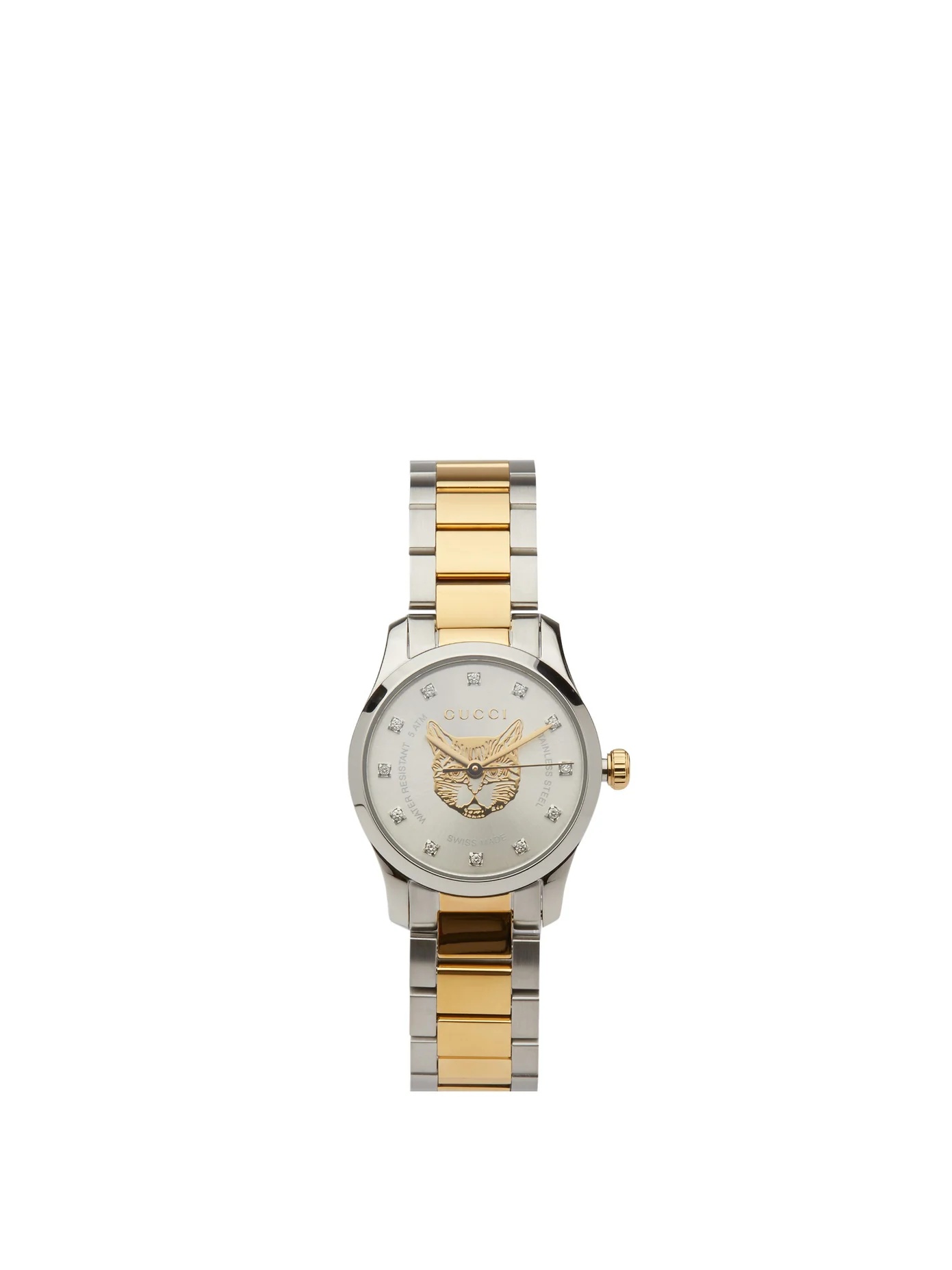 G-Timeless Mystic Cat diamond watch - 1