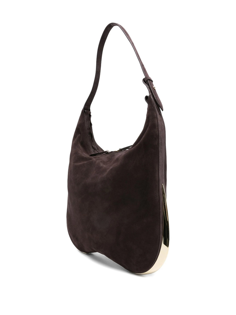 BENEDETTA BRUZZICHES Benedetta Bruzziches Suede Shoulder Bag outlook