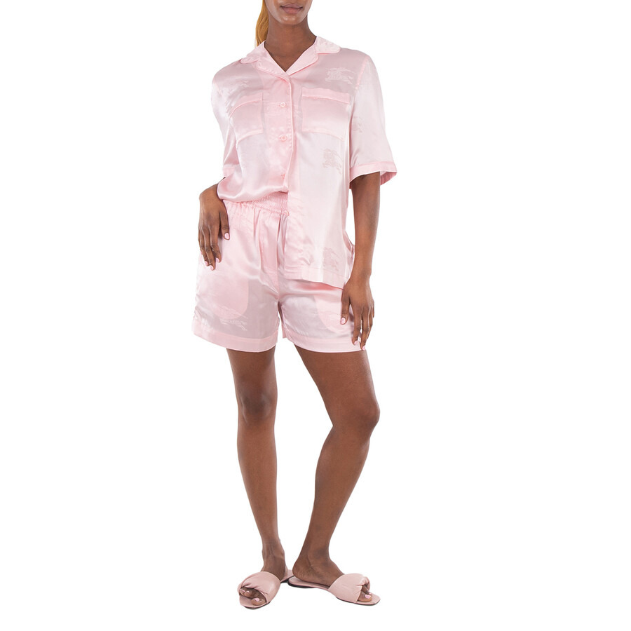 Burberry High Rise Jacquard Silk Shorts - 4
