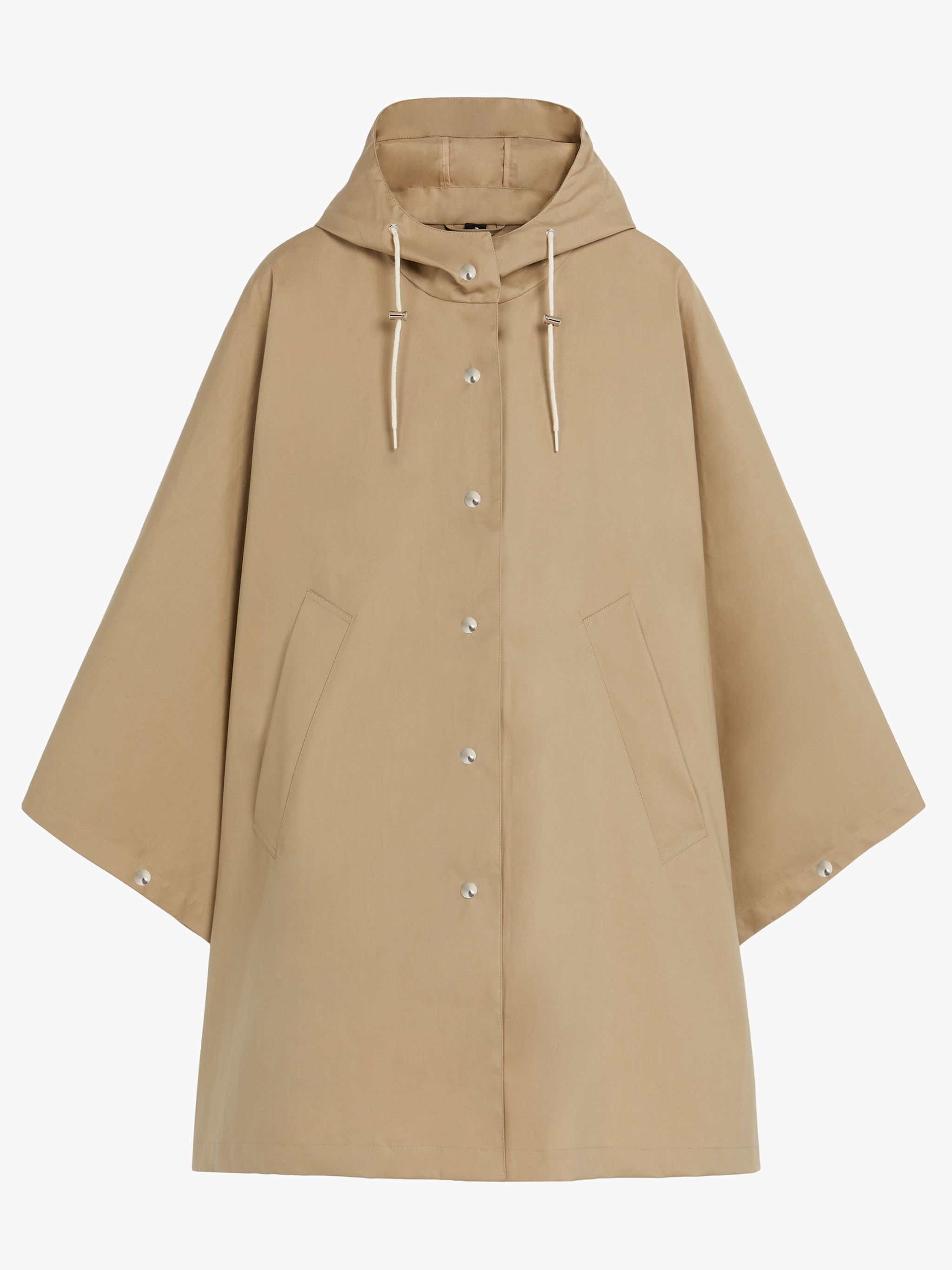 BONI FAWN RAINTEC COTTON HOODED PONCHO | LMC-010 - 1