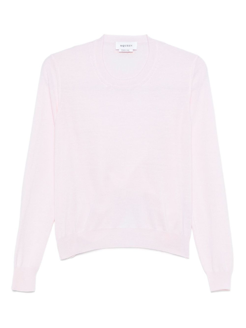 long-sleeve crew-neck top 1
