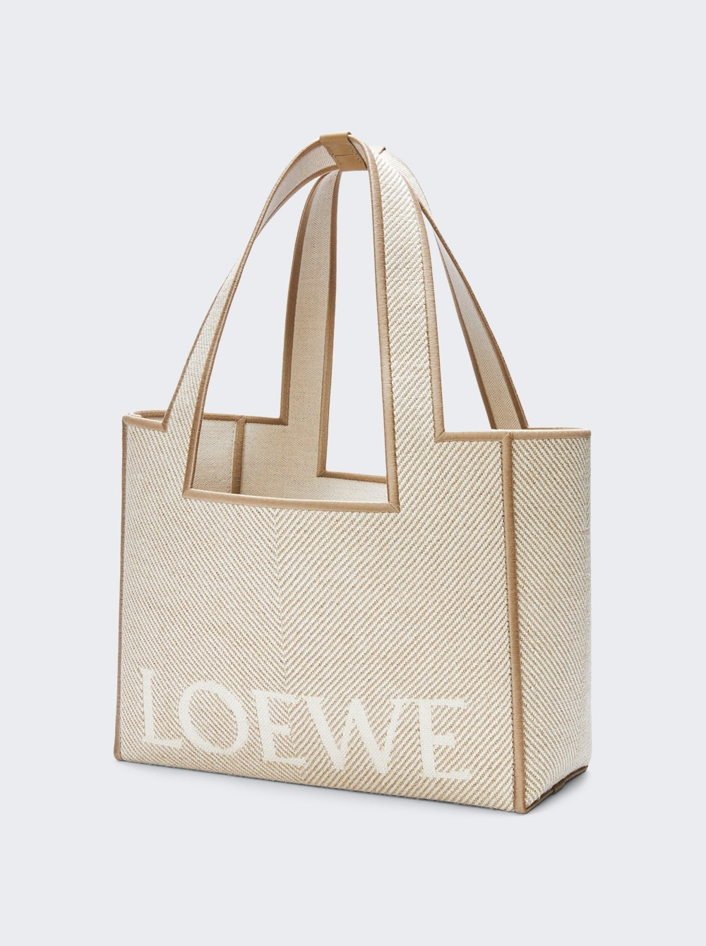 Medium Font Tote Ecru - 2