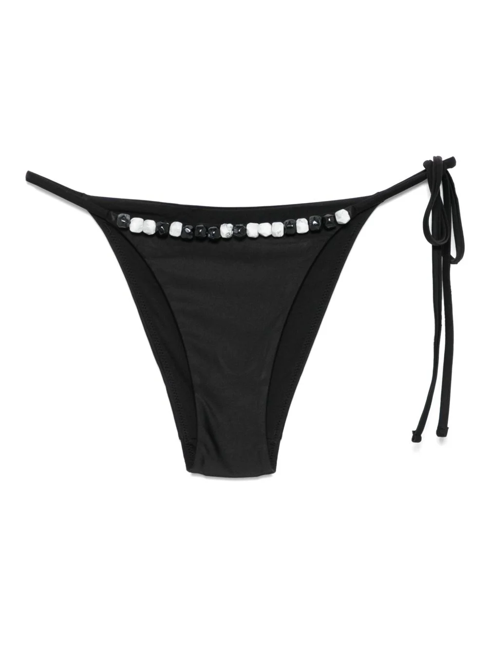 bead-embellished bikini briefs - 1