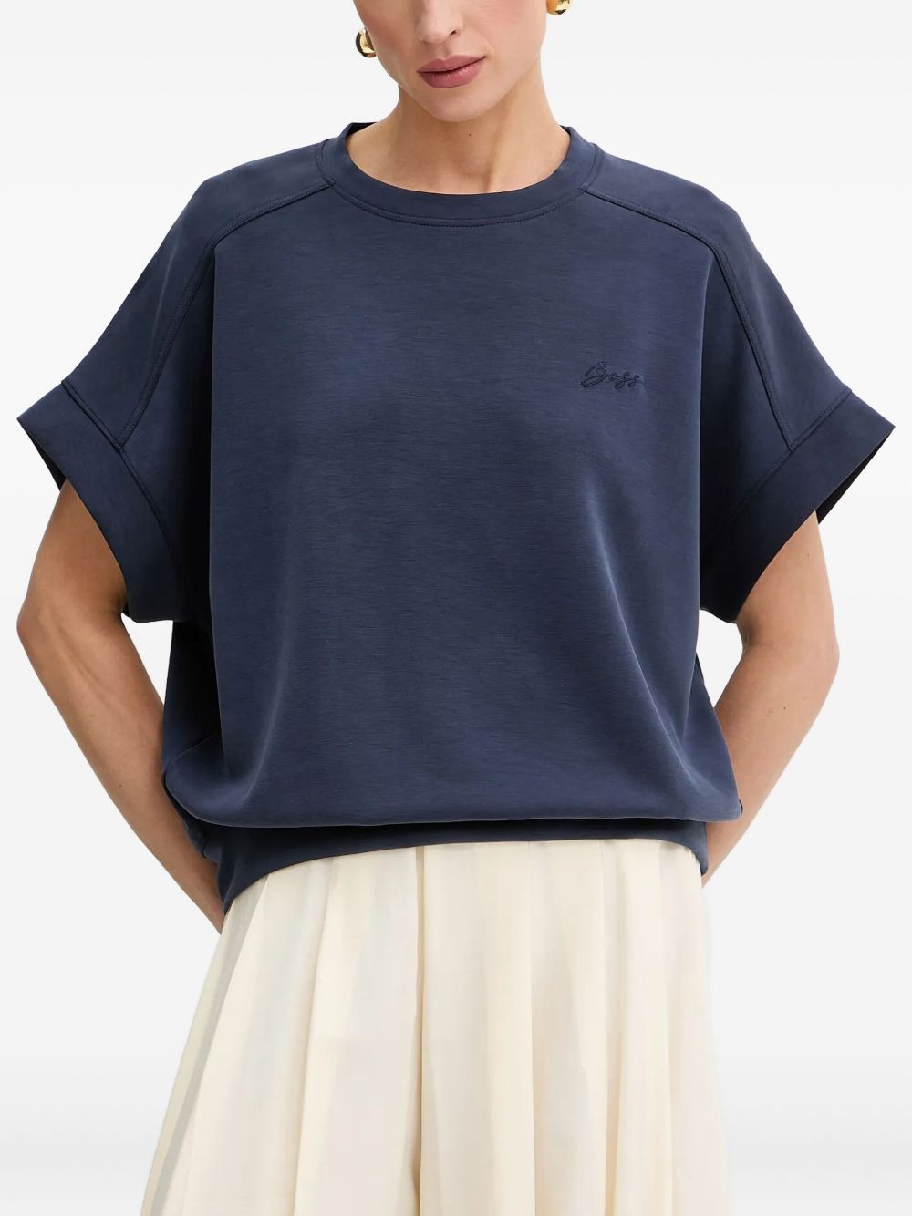 Enari embroidered short-sleeve T-shirt - 1