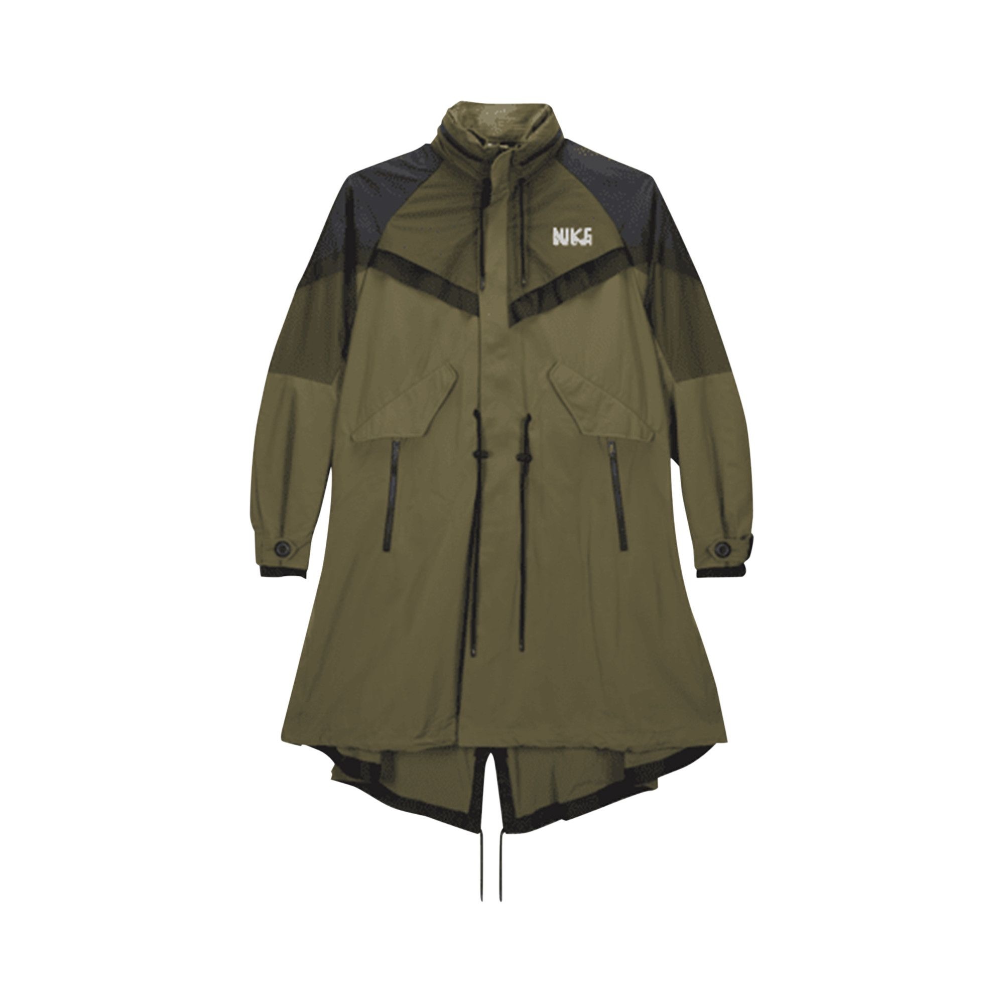 Nike x sacai Trench Jacket 'Medium Olive' - 1
