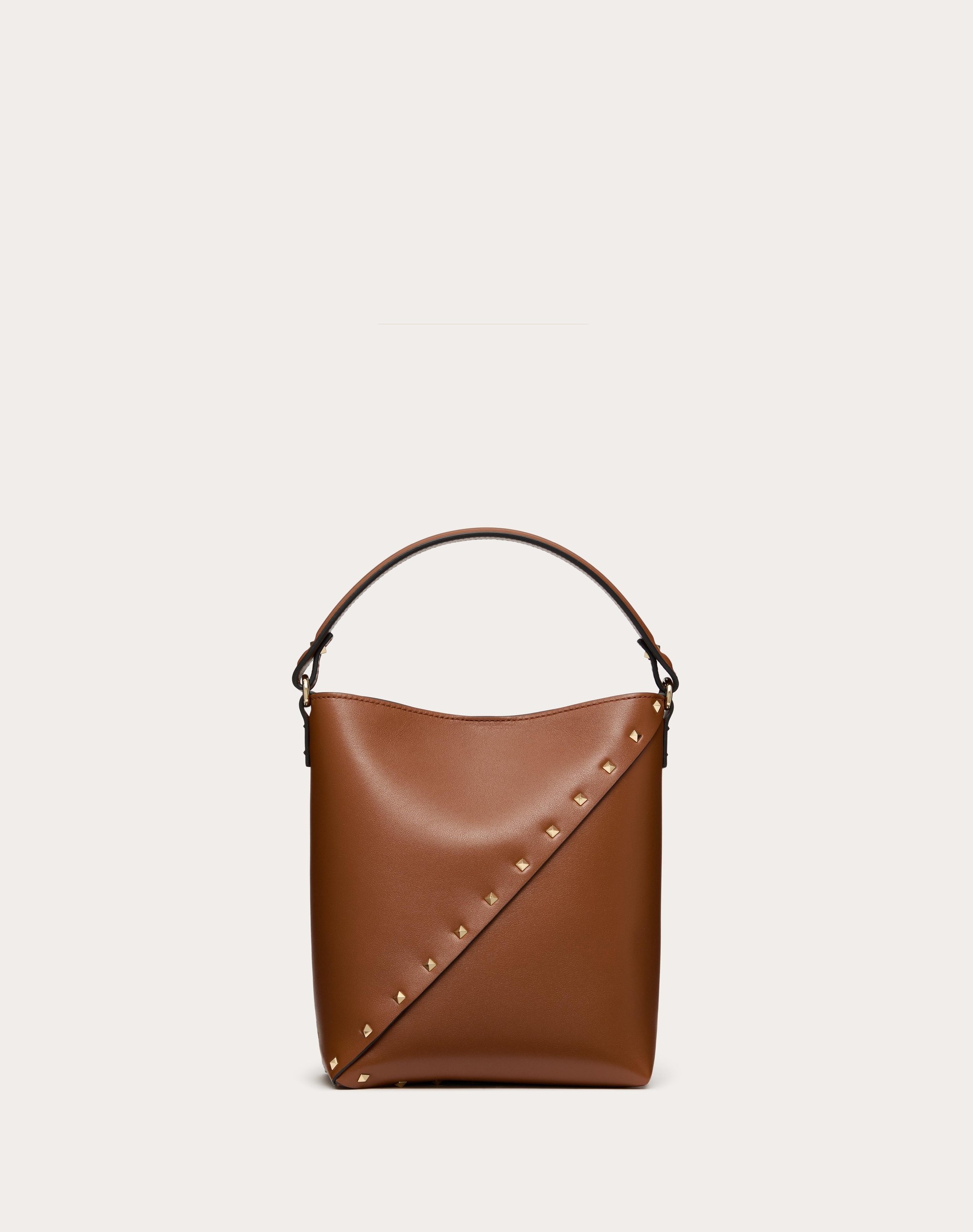VALENTINO GARAVANI VALENTINO GARAVANI ROCKSTUD WISPY CALFSKIN BUCKET BAG - 3