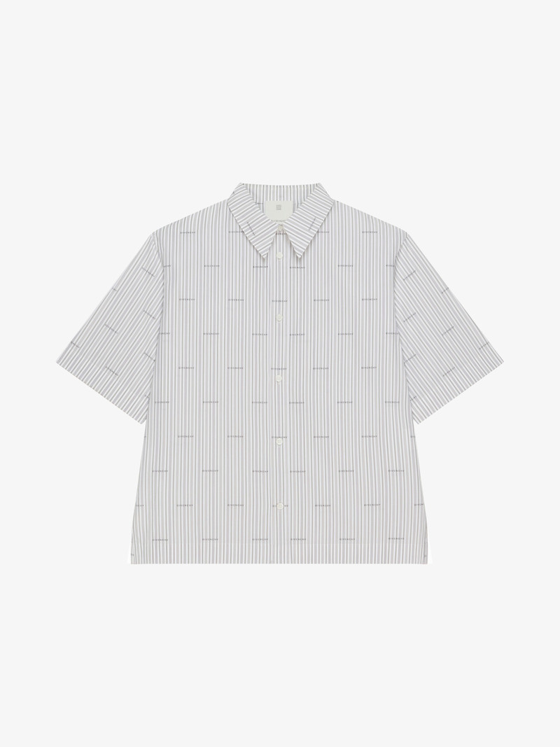 GIVENCHY BOXY FIT SHIRT IN POPLIN WITH STRIPES 1