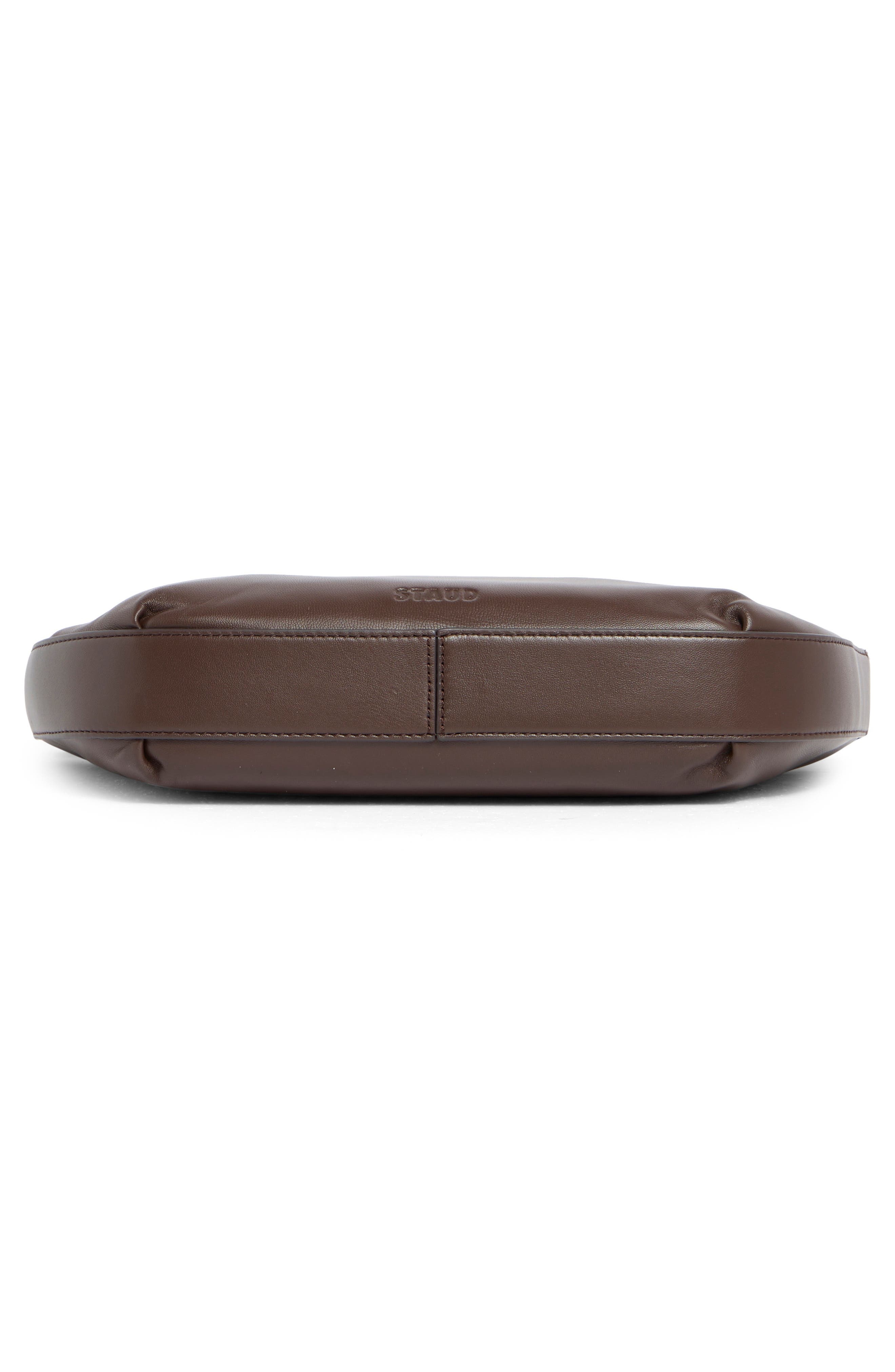 STAUD Demy Convertible Leather Shoulder Bag in Espresso at Nordstrom - 6